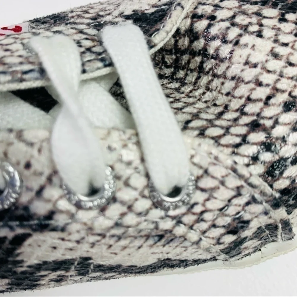 Superga platform sneakers women size 37 snake‎ embossed